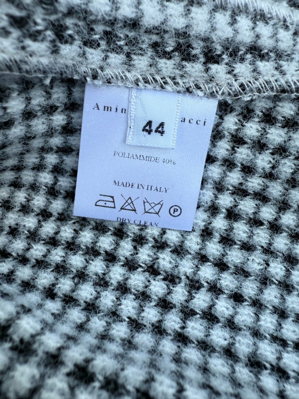 Amina Rubinacci houndstooth double-breasted jacket made in Italy - Picture 14 of 16